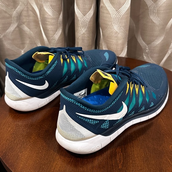 Nike Free 5.0 Men’s Blue Green Running Shoes | Size 13 - Picture 6 of 15